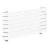 Milan Bathroom Milan Curved White 1000 X 500 Horizontal Designer Flat Panel Heated Towel Rail -Victorian Plumbing shop mctr5105w3 d3