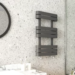 Milan Bathroom Milan Curved Anthracite 850 X 500 Designer Flat Panel Heated Towel Rail 9 Milan Bathroom Milan Curved Anthracite 850 X 500 Designer Flat Panel Heated Towel Rail -Victorian Plumbing shop mctr855a2d1