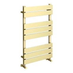 Arezzo Brushed Brass 800 X 500 Heated Towel Rail