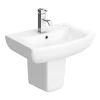 Milan Bathroom Milan Basin + Semi Pedestal (550mm Wide - 1 Tap Hole) -Victorian Plumbing shop milanbasinsemipedestal lrg