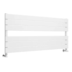 Milan Bathroom Milan Horizontal Heated Towel Rail - White (534 X 1200mm)