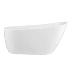 Toreno 1520 Small Modern Slipper Free Standing Bath -Victorian Plumbing shop modena1520modernslipperfreestandingbathd1