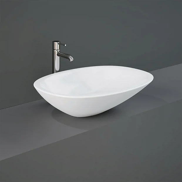 RAK Ceramic RAK Morning 540 X 380mm 0TH Oval Counter Top Basin 3 RAK Ceramic RAK Morning 540 X 380mm 0TH Oval Counter Top Basin
