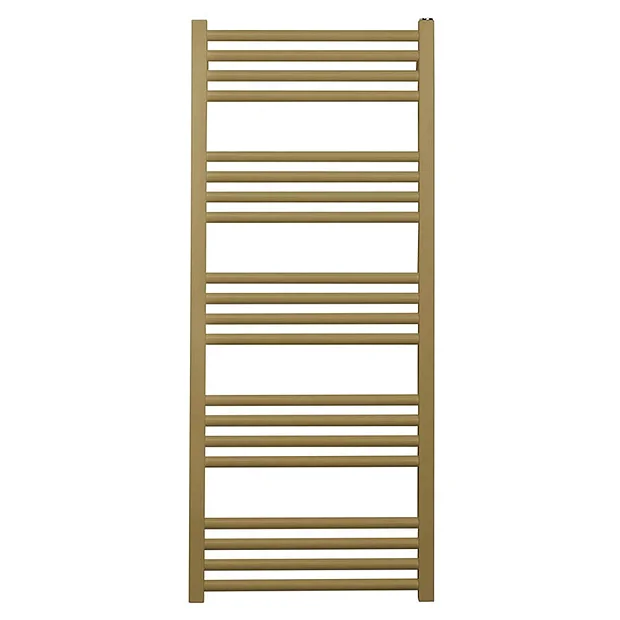 Crosswater MPRO 480 X 1140mm Heated Towel Rail - Brushed Brass Effect 4 Crosswater MPRO 480 X 1140mm Heated Towel Rail - Brushed Brass Effect - Image 2