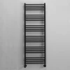 Crosswater MPRO 480 X 1380mm Heated Towel Rail - Matt Black -Victorian Plumbing shop mp48x1380mb d3