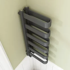 Milan Bathroom Milan Anthracite U-Shaped Heated Towel Rail - 850 X 300mm -Victorian Plumbing shop mutr85a d1