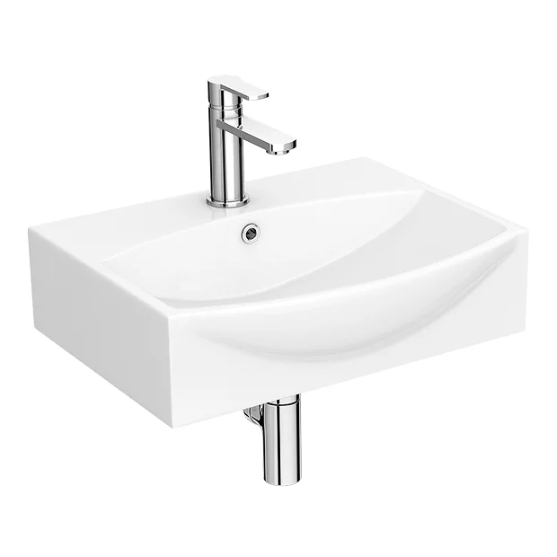 Milton Accessible Bathroom Milton 500 X 400 Wall Hung Bowed Basin (1 Tap Hole) 3 Milton Accessible Bathroom Milton 500 X 400 Wall Hung Bowed Basin (1 Tap Hole)