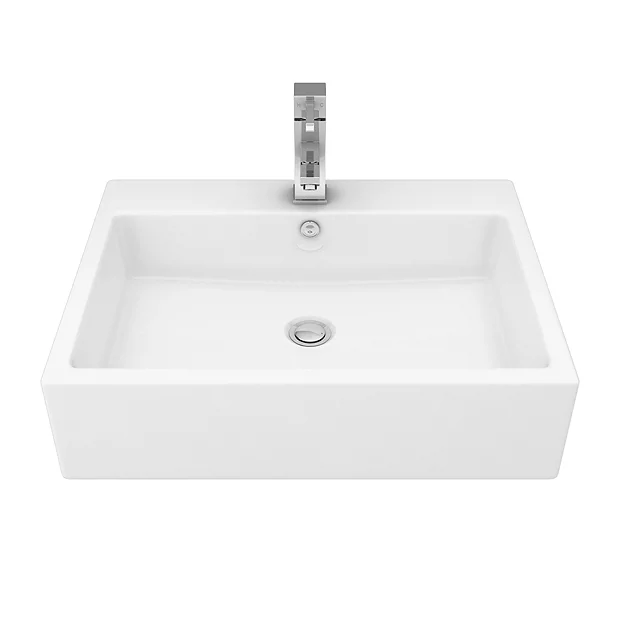 Milton Accessible Bathroom Milton 600 X 460 Wall Hung Rectangular Basin (1 Tap Hole) 4 Milton Accessible Bathroom Milton 600 X 460 Wall Hung Rectangular Basin (1 Tap Hole) - Image 2