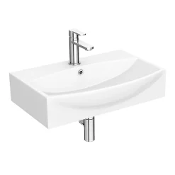 Milton Accessible Bathroom Milton 600 X 400 Wall Hung Bowed Basin (1 Tap Hole)