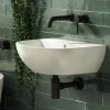 Milton Accessible Bathroom Milton 440 X 365 Wall Hung Curved Basin (0 Tap Hole) -Victorian Plumbing shop mwhc440thd1