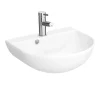 Milton Accessible Bathroom Milton 440 X 365 Wall Hung Curved Basin (1 Tap Hole) 2 Milton Accessible Bathroom Milton 440 X 365 Wall Hung Curved Basin (1 Tap Hole) -Victorian Plumbing shop mwhc441thl