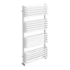 Monza­­ Bathroom Monza 500 X 1000 White Designer D-Shaped Heated Towel Rail -Victorian Plumbing shop mz10x5w n d1