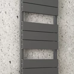 Monza Bathroom Monza Anthracite Aluminium Heated Towel Rail 1150 X 500mm Flat Panels 8 Monza Bathroom Monza Anthracite Aluminium Heated Towel Rail 1150 X 500mm Flat Panels -Victorian Plumbing shop mzal5ad1