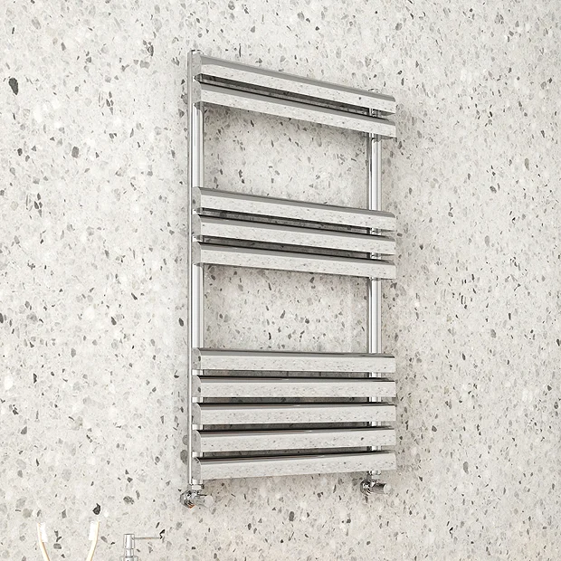 Monza Bathroom Monza 826 X 500 Polished Stainless Steel Venetian Style Towel Rail 4 Monza Bathroom Monza 826 X 500 Polished Stainless Steel Venetian Style Towel Rail - Image 2