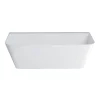 Clearwater Bath Clearwater Patinato Clear Stone Gloss White Back To Wall Bath - 1690 X 800 -Victorian Plumbing shop n3bcs d1