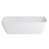 Clearwater Bath Clearwater Vicenza Natural Stone Hand Polished White Bath - 1800 X 800mm -Victorian Plumbing shop n7dcs d1