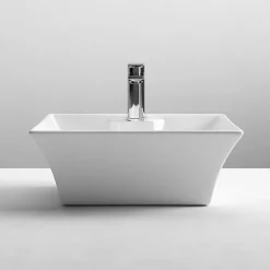 Nuie Rectangular 495 X 410mm Ceramic Flared Counter Top Basin