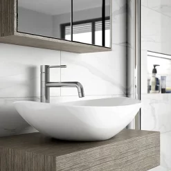 Hudson Reed Oval 615 X 355mm Countertop Vessel Basin -Victorian Plumbing shop nbv159 d1