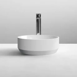 Hudson Reed Round 350mm Countertop Vessel Basin 7 Hudson Reed Round 350mm Countertop Vessel Basin -Victorian Plumbing shop nbv162d1