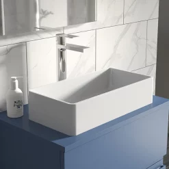 Hudson Reed Rectangular 465 X 235mm Countertop Vessel Basin -Victorian Plumbing shop nbv180 n l