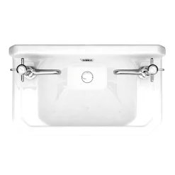 Nui Carlton 515mm Traditional Cloakroom Basin (2 Tap Hole - Depth 300mm) -Victorian Plumbing shop ncs829 n d1