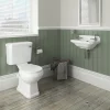 Nui Carlton 515mm Traditional Cloakroom Basin (2 Tap Hole - Depth 300mm) -Victorian Plumbing shop ncs829 n d3