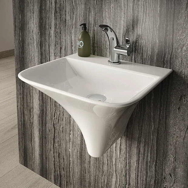 Hudson Reed Grace Wall Hung Basin 4 Hudson Reed Grace Wall Hung Basin - Image 2