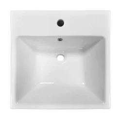 Victorian Plumbing Novus 510 X 500mm Square Ceramic Counter Top Basin - 1 Tap Hole