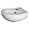 Nuie Corner Wall Hung Basin - 1 Tap Hole -Victorian Plumbing shop ncu862d1