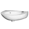 Nuie - Round 350mm Wall Hung Cloakroom Basin - 1 Tap Hole 1 Nuie - Round 350mm Wall Hung Cloakroom Basin - 1 Tap Hole -Victorian Plumbing shop ncu932l
