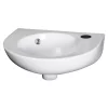 Nuie - Round 450mm Wall Hung Cloakroom Basin - 1 Tap Hole 1 Nuie - Round 450mm Wall Hung Cloakroom Basin - 1 Tap Hole -Victorian Plumbing shop ncu942l