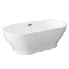 Victorian Plumbing Novus 1700 X 805 Double Ended Bath With Chrome Waste -Victorian Plumbing shop nfb17c d1