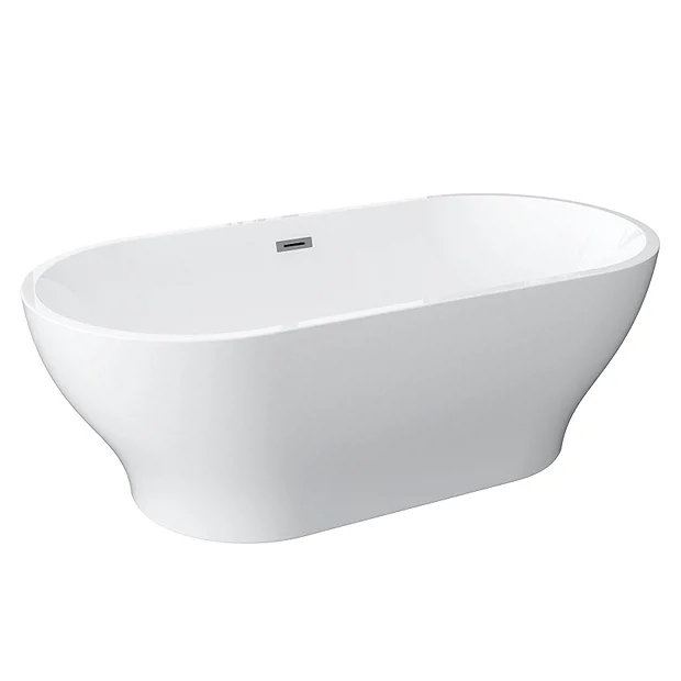 Victorian Plumbing Novus 1700 X 805 Double Ended Bath With Chrome Waste 3 Victorian Plumbing Novus 1700 X 805 Double Ended Bath With Chrome Waste