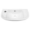 Victorian Plumbing Nile Compact 455 X 205mmm Wall Hung Cloakroom Basin -Victorian Plumbing shop nil455 d2