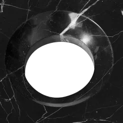 Victorian Plumbing Nero Margiua 430mm Round Marble Basin 0TH 10 Victorian Plumbing Nero Margiua 430mm Round Marble Basin 0TH -Victorian Plumbing shop nm001 d2