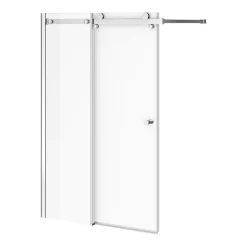 Nova Bathroom Nova Square Single Ended Bath With Sliding Bath Screen