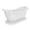 Victorian Plumbing Oakland 1750 Double Ended Roll Top Slipper Bath With Skirt 2 Victorian Plumbing Oakland 1750 Double Ended Roll Top Slipper Bath With Skirt -Victorian Plumbing shop oakland1750doubleendedrolltopslipperbathwithskirtndetail1