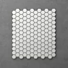 Victorian Plumbing Otsu Hexagon Mosaic Tile Sheet Gloss White - 300 X 260mm -Victorian Plumbing shop othxgw lrg1