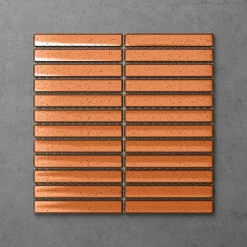 Victorian Plumbing Otsu Concave Kit-Kat Mosaic Tile Sheet Gloss Barn Red - 295 X 295mm -Victorian Plumbing shop otkkgbr lrg2