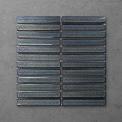 Victorian Plumbing Otsu Kit-Kat Mosaic Tile Sheet Gloss Slate Blue - 295 X 295mm 7 Victorian Plumbing Otsu Kit-Kat Mosaic Tile Sheet Gloss Slate Blue - 295 X 295mm -Victorian Plumbing shop otkkgsb lrg1
