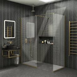 Victorian Plumbing Otsu Kit-Kat Mosaic Tile Sheet Matt Black - 295 X 295mm -Victorian Plumbing shop otkkmb d3