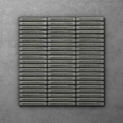 Victorian Plumbing Otsu Mini Kit-Kat Mosaic Tile Sheet Gloss Grey Speckled - 290 X 280mm 7 Victorian Plumbing Otsu Mini Kit-Kat Mosaic Tile Sheet Gloss Grey Speckled - 290 X 280mm -Victorian Plumbing shop otmkkggs l3