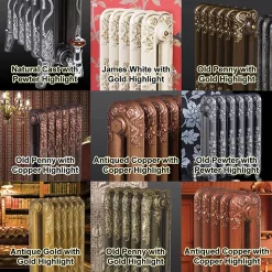 Paladin Radiat Paladin Shaftsbury 740mm High 7 Section Electric Cast Iron Radiator With 2000w Heating Element 13 Paladin Radiat Paladin Shaftsbury 740mm High 7 Section Electric Cast Iron Radiator With 2000w Heating Element -Victorian Plumbing shop paladinhighlightpainteffect