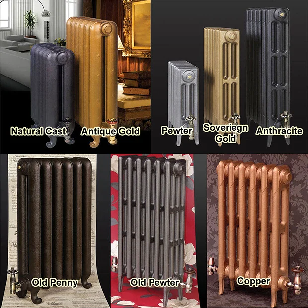 Paladin Radiat Paladin Shaftsbury 540mm High 6 Section Electric Cast Iron Radiator With 900w Heating Element 6 Paladin Radiat Paladin Shaftsbury 540mm High 6 Section Electric Cast Iron Radiator With 900w Heating Element - Image 4