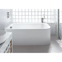 Itton Bathroom Britton Clearline Viride 1700mm X 750mm Offset Bath