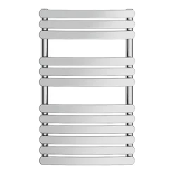 Victorian Plumbing Murano Curved H800mm X W490mm Heated Towel Rail - Chrome -Victorian Plumbing shop rad08 nd1