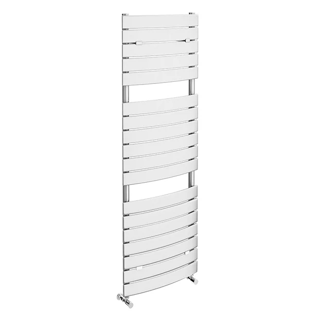 Milan Bathroom Milan Curved Heated Towel Rail 1512mm X 493mm Chrome 4 Milan Bathroom Milan Curved Heated Towel Rail 1512mm X 493mm Chrome - Image 2
