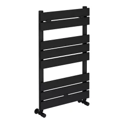 Milan Bathroom Milan Matt Black 840mm X 500mm Heated Towel Rail 9 Milan Bathroom Milan Matt Black 840mm X 500mm Heated Towel Rail -Victorian Plumbing shop rad8mb detail1