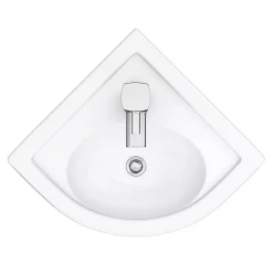RAK Ceramic RAK Compact Corner Basin 7 RAK Ceramic RAK Compact Corner Basin -Victorian Plumbing shop rakcompactcornerbasinnd1