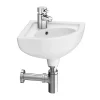 RAK Ceramic RAK Compact Corner Basin -Victorian Plumbing shop rakcompactcornerbasinndetail1